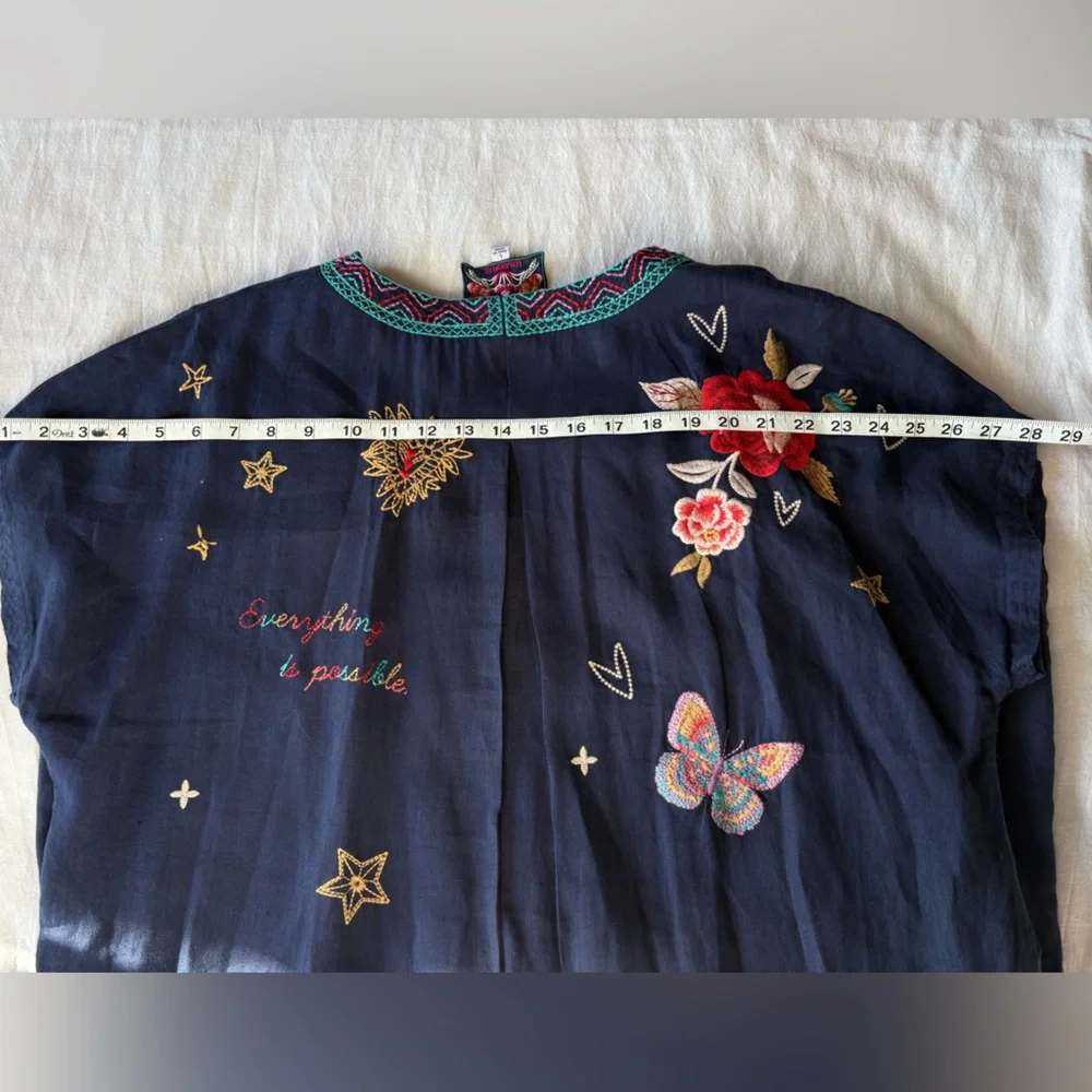 Johnny Was Flawed Dress Tunic Flaws - Picture 8 of 16